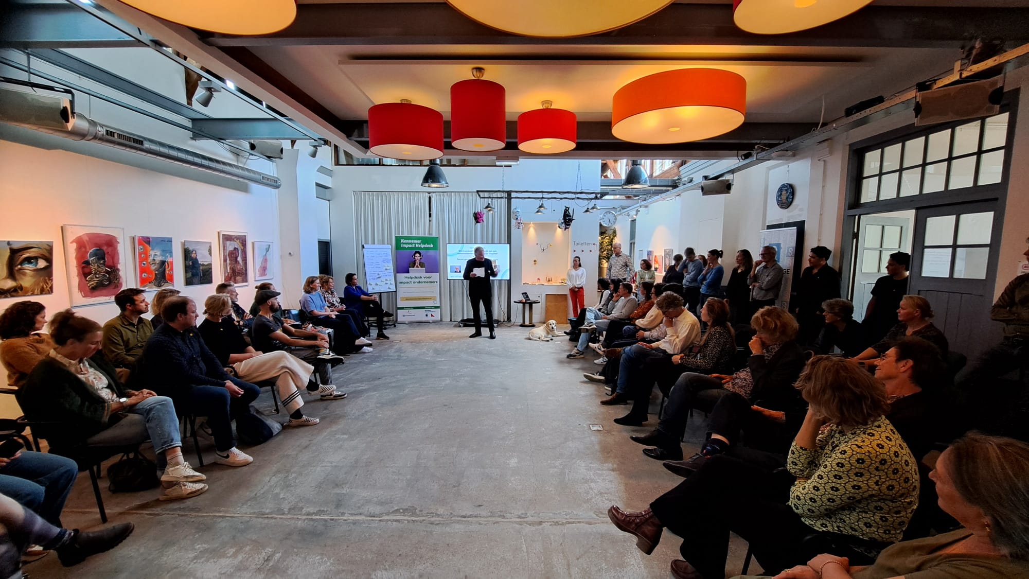 Presentatie community art project Van Onbepaalde Waarde bij Impact Coalitie Haarlem 10 juni 2025